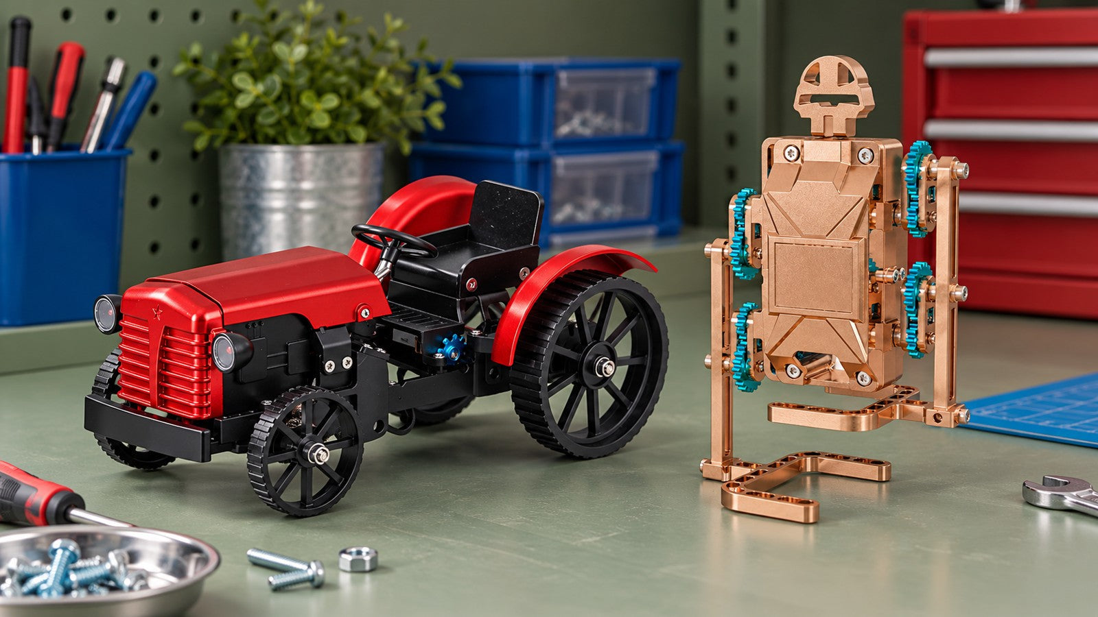 Wheels vs Walking Legs in Mechanical Model Kits – Ybloctoy